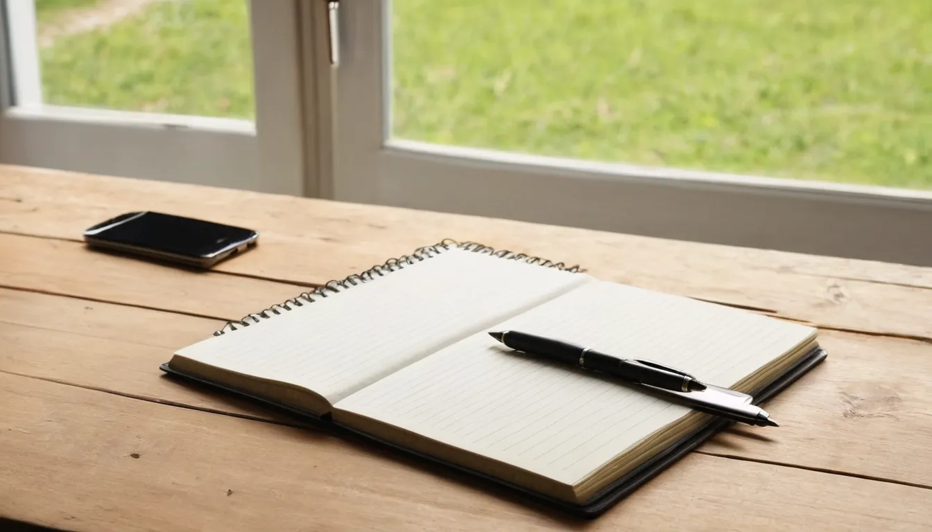 A notebook and phone with photos prepared for a pest control estimate